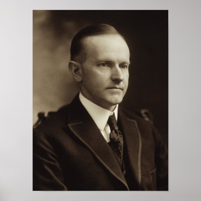 Póster Presidente Calvin Coolidge (Frente)