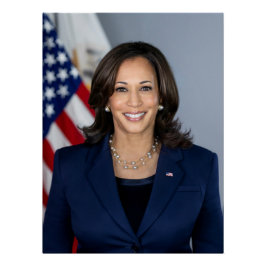 Póster Presidente Candidato Kamala Harris US 2024