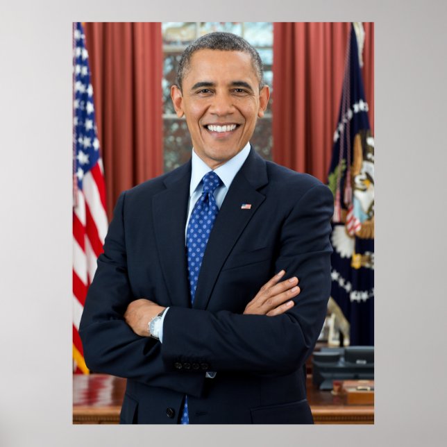 Póster Presidente de Estados Unidos Barack Obama (Frente)