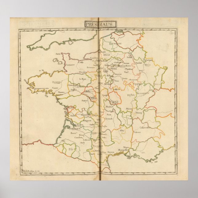 Póster Presidente de Francia (Frente)