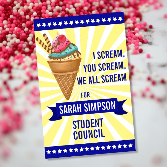 Póster presidente de la clase poster votante, consejo est (Subido por el creador)