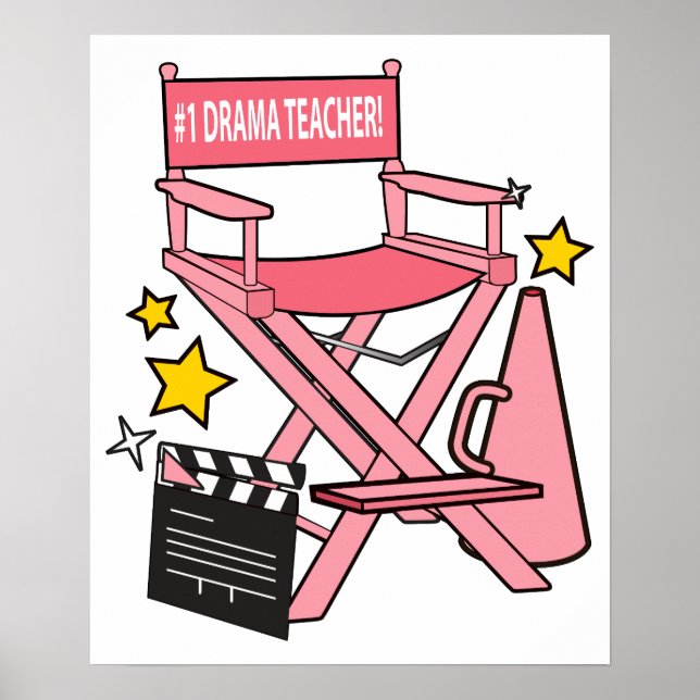 Póster Presidente del Director: Profesor de Drama Número  (Frente)