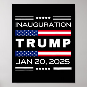 Póster Presidente Donald J. Trump Inauguración Día 2025