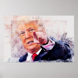 Póster Presidente Donald Trump