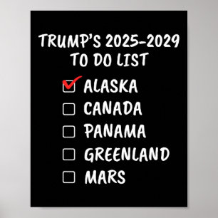 Póster Presidente Donald Trump: Humor de ficción política