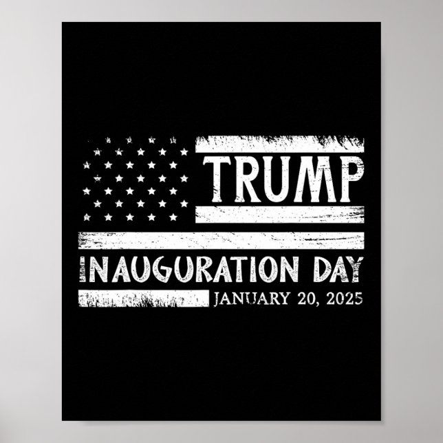 Póster Presidente Donald Trump Inauguración Día 2025 47 (Frente)