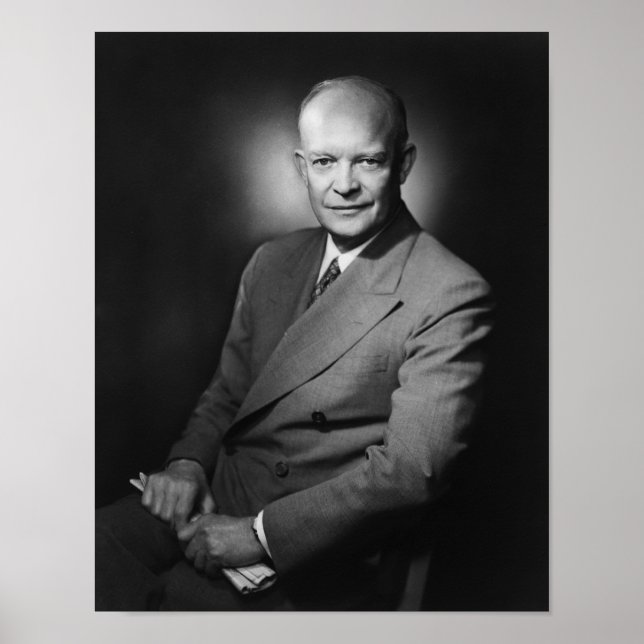 Póster Presidente Dwight Eisenhower (Frente)