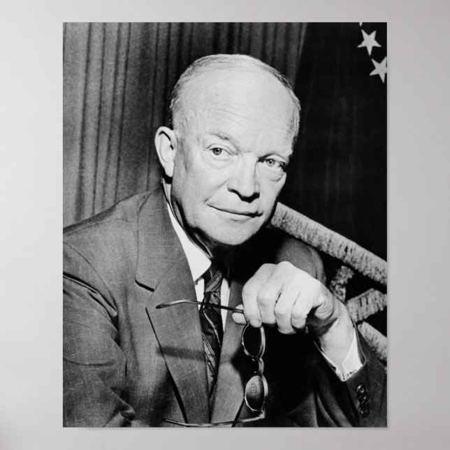 Póster Presidente Dwight Eisenhower (Frente)