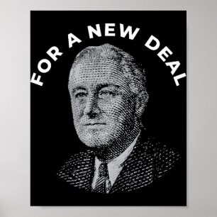 Póster Presidente Fdr Franklin Roosevelt Nuevo