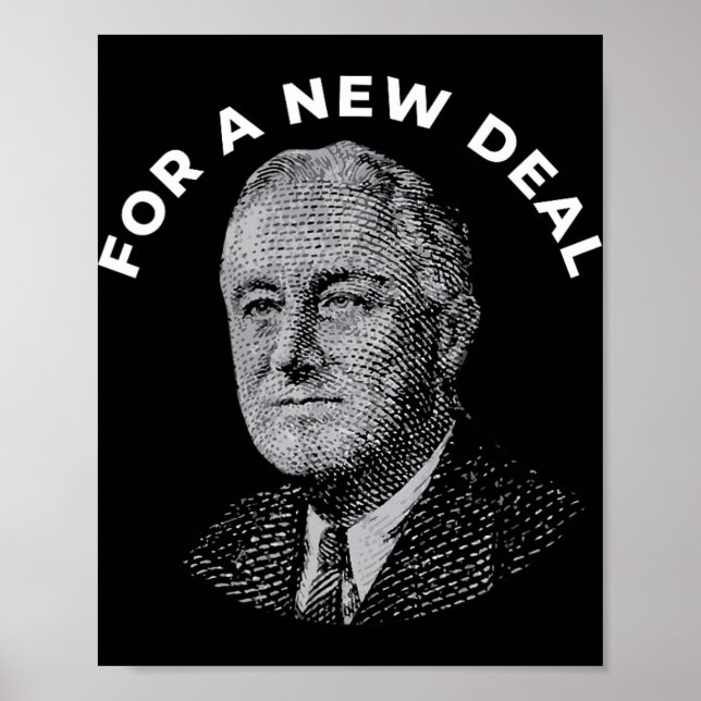 Póster Presidente Fdr Franklin Roosevelt Nuevo  (Frente)