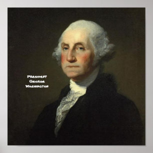Póster Presidente George Washington