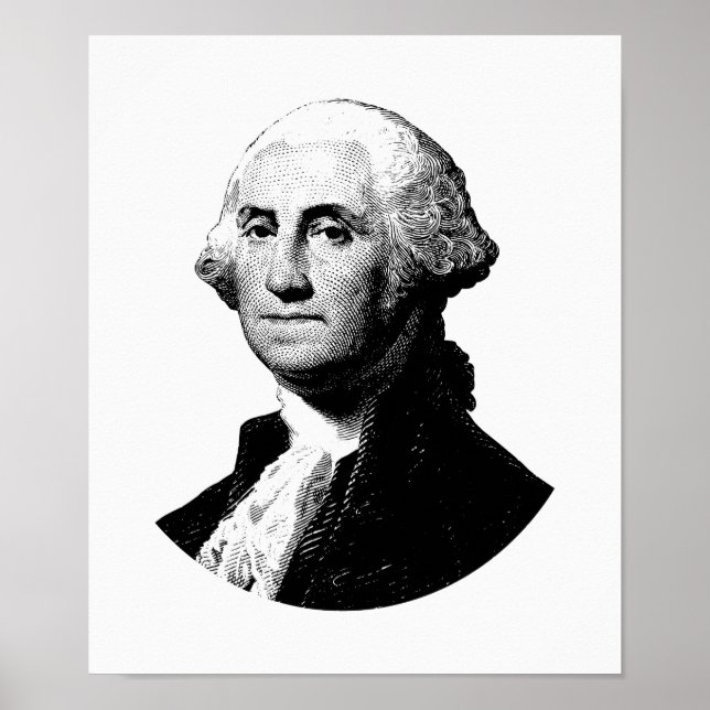 Póster Presidente George Washington Graphic (Frente)