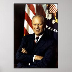 Póster Presidente Gerald Ford Retrato