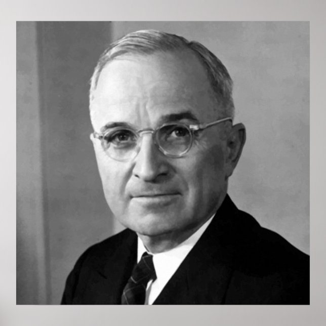 Póster Presidente Harry S. Truman (Frente)