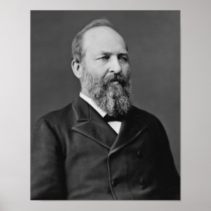 Póster Presidente James Garfield