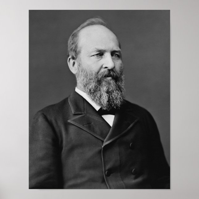 Póster Presidente James Garfield (Frente)