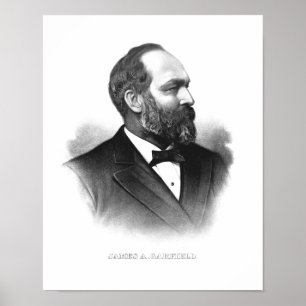 Póster Presidente James Garfield