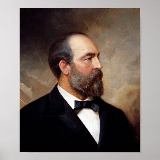 Póster Presidente James Garfield (Frente)