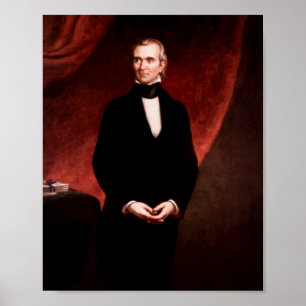 Póster Presidente James K. Retrato polaco