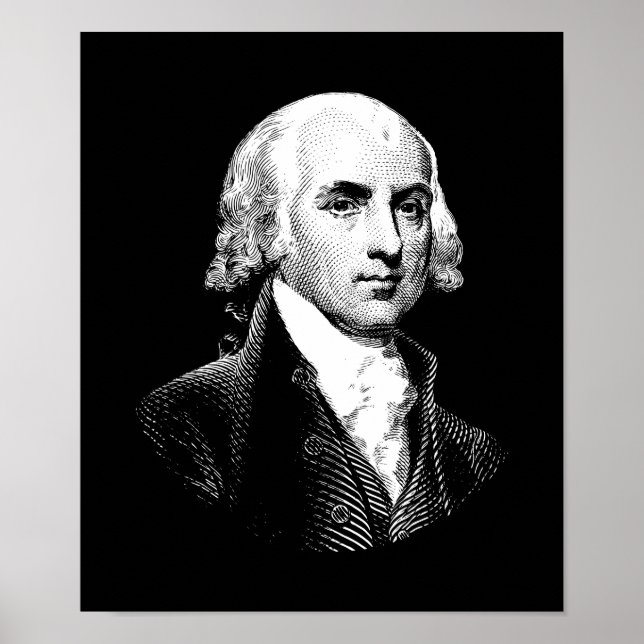 Póster Presidente James Madison (Frente)