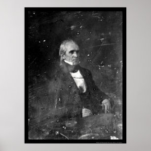 Póster Presidente James Polk Daguerreotype 1849