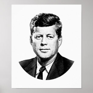 Póster Presidente John F. Kennedy Graphic