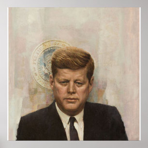 Póster Presidente John Fitzgerald Kennedy