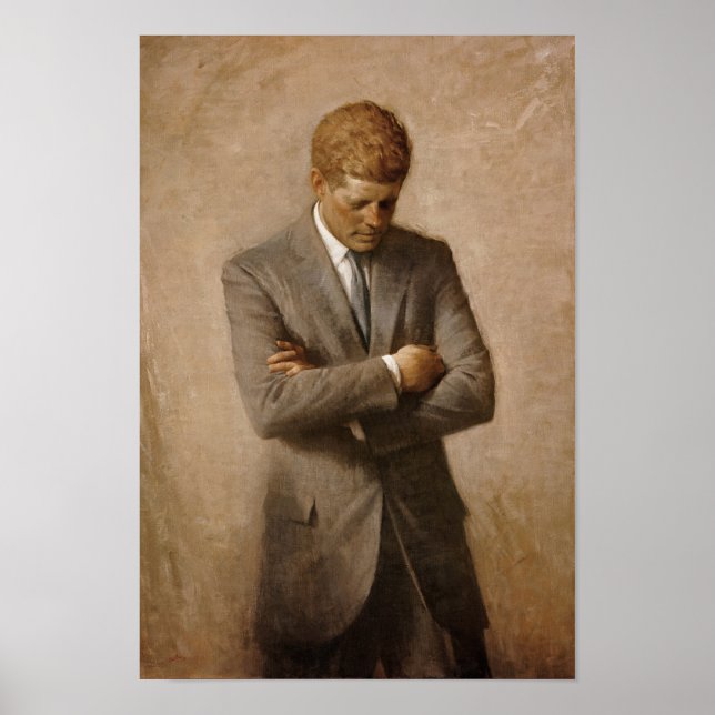 Póster Presidente John Kennedy - Retrato Oficial (Frente)