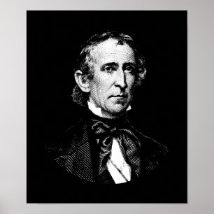 Póster Presidente John Tyler Graphic