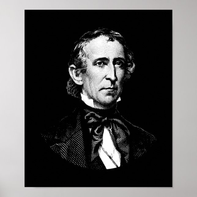 Póster Presidente John Tyler Graphic (Frente)