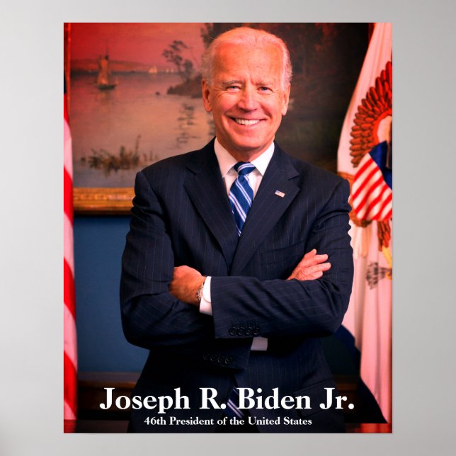 Póster Presidente Joseph 'Joe' Biden, 46º POTUS (Frente)