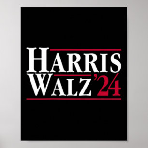 Póster Presidente Kamala Harris Tim Walz Vp Brat Cat Ladi