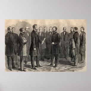 Póster Presidente Lincoln y Subvención General