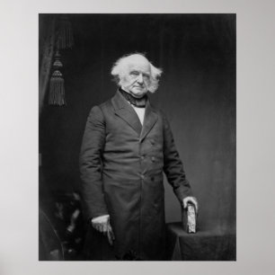 Póster Presidente Martin Van Buren