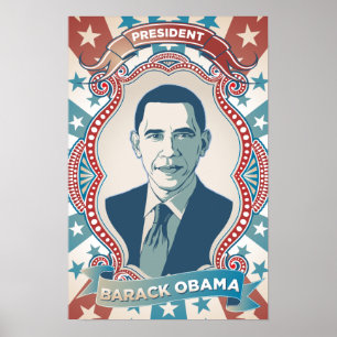 Póster Presidente Obama Inauguration Celebration Poster
