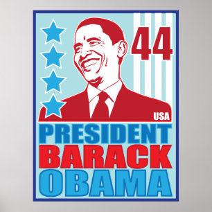 Póster Presidente Obama Vintage Poster
