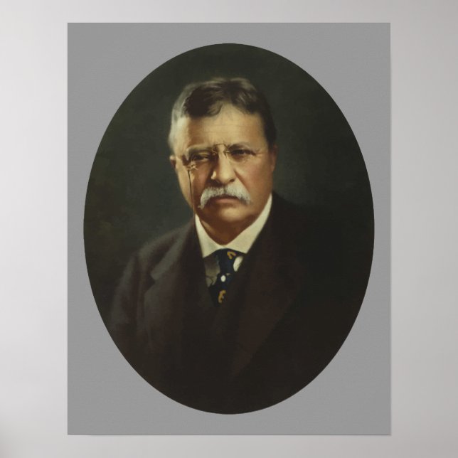 Póster Presidente Theodore Roosevelt (Frente)