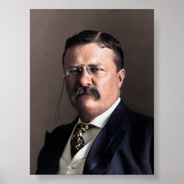 Póster Presidente Theodore Roosevelt (Frente)