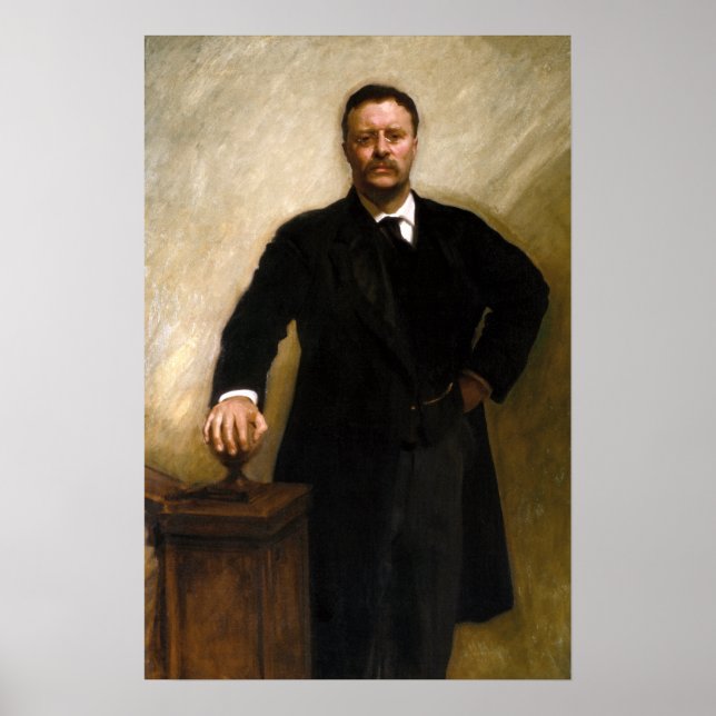 Póster Presidente Theodore Roosevelt (Frente)