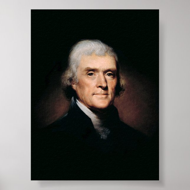 Póster Presidente Thomas Jefferson (Frente)