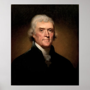 Póster Presidente Thomas Jefferson