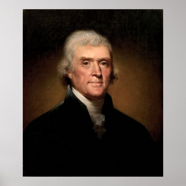 Póster Presidente Thomas Jefferson (Frente)