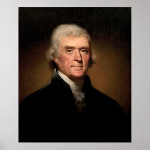 Póster Presidente Thomas Jefferson