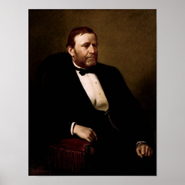 Póster Presidente Ulysses S. Grant (Frente)