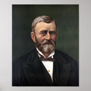 Póster Presidente Ulysses S. Grant - Historia de los Esta