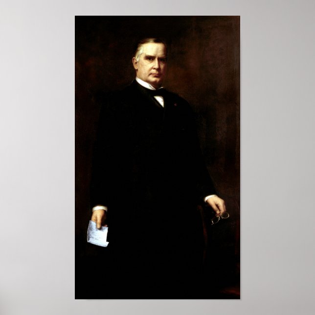 Póster Presidente William McKinley Painting (Frente)