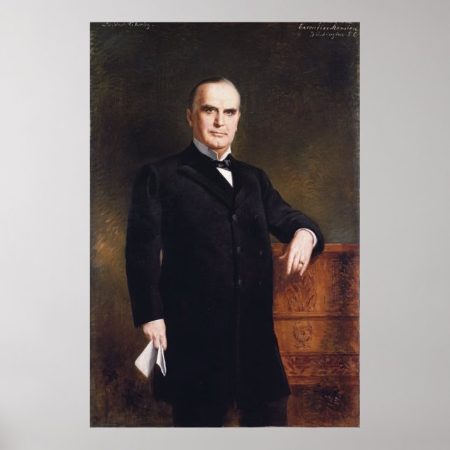 Póster Presidente William McKinley por August Benziger 18 (Frente)