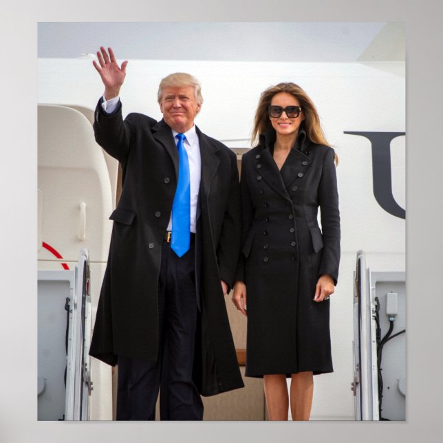Póster Presidente y Primera Dama Trump (Frente)