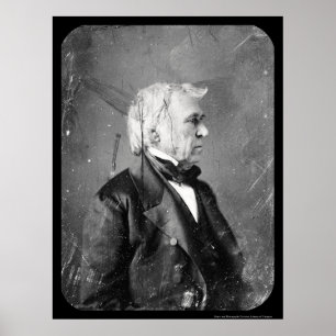 Póster Presidente Zachary Taylor Daguerreoype 1844