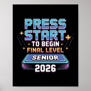 Póster Presiona Inicio Para Comenzar Nivel Final Senior 2